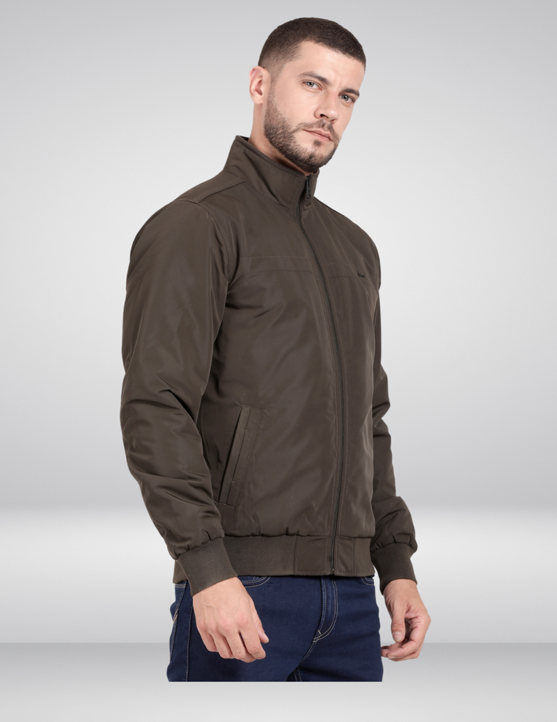 Bomber jacket with padding