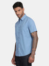 HALF SLEEVE COTTON TWILL SHIRT