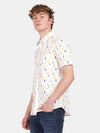 HALF SLEEVE COTTON PRINTED SHIRT