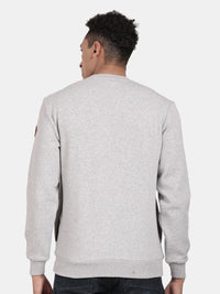 T-Base Men Colourblocked Sweatshirt