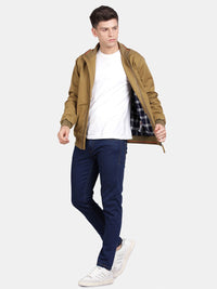 t-base Mock Collar Insulator Bomber Jacket