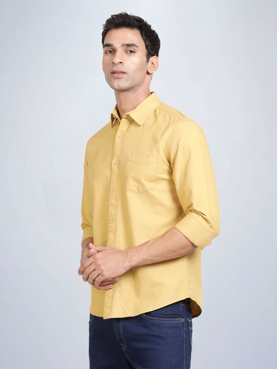 Full Sleeve Bamboo Cotton Linen Shirt