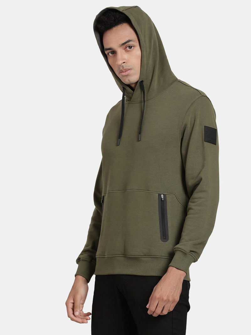 T-Base Hooded Long Sleeve Pullover