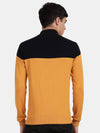 T-Base Colourblocked Pullover Cotton Sweatshirt