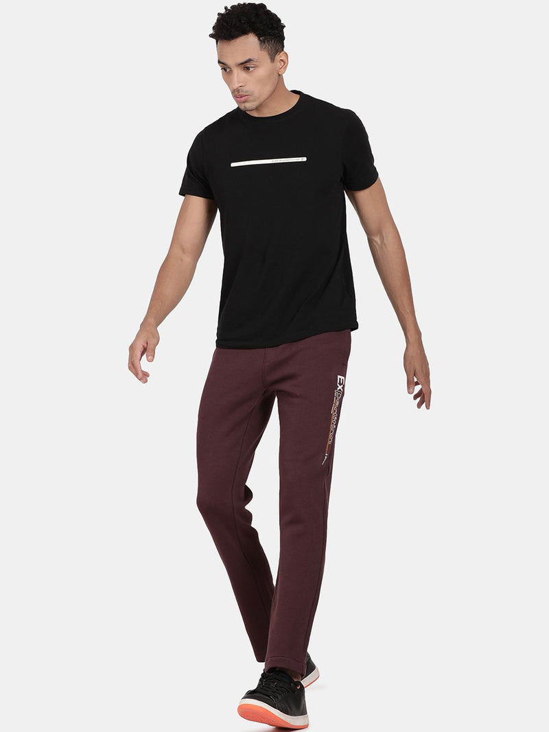 Plum Perfect Knitted Lower Track Pants