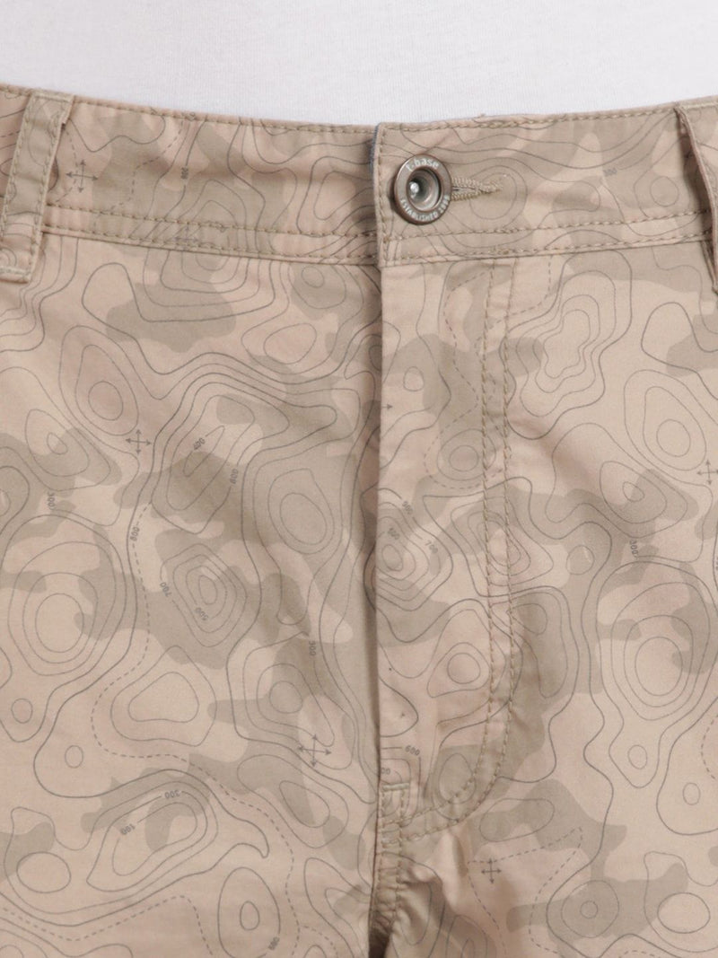 T-Base Men Camouflage Printed Cargos Trousers