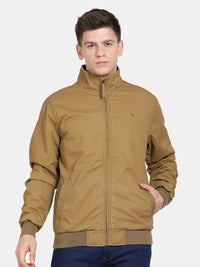 t-base Mock Collar Insulator Bomber Jacket