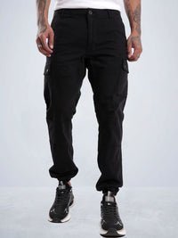 T-Base Men Mid-Rise Regular Fit Cargo Styles Jogger