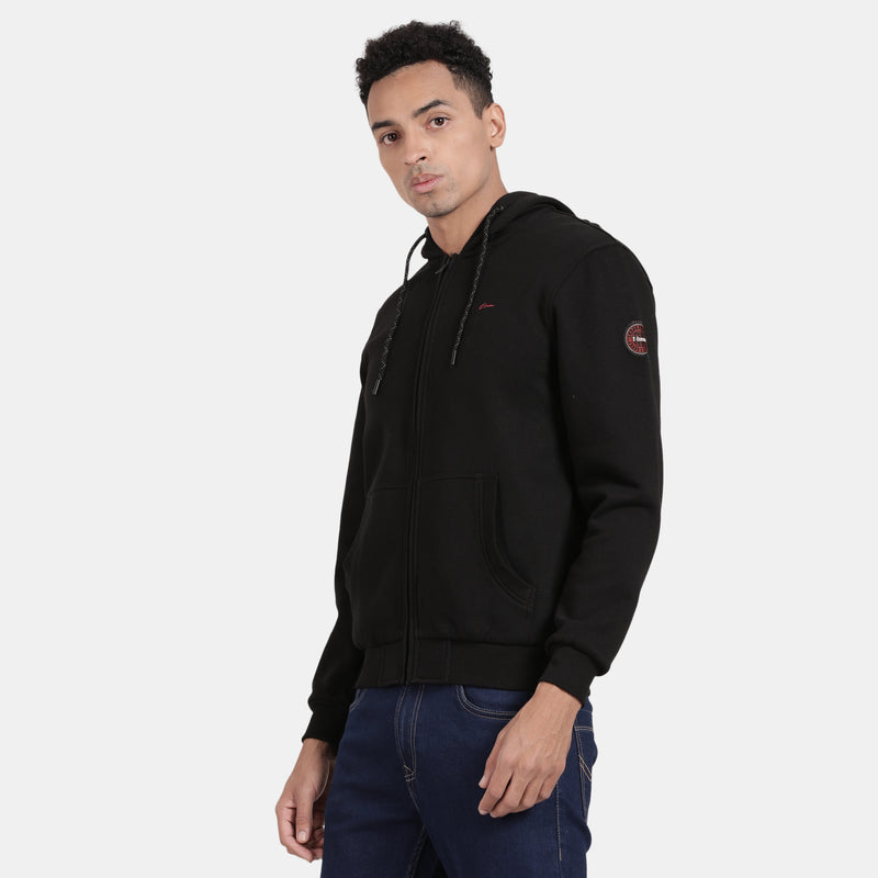 T-Base Front-Open Hooded Sweatshirt