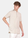 HALF SLEEVE COTTON KURTA LINEN SHIRT