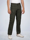 Solid Overdyed Cargo Pants