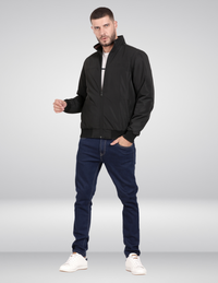 Bomber jacket with padding