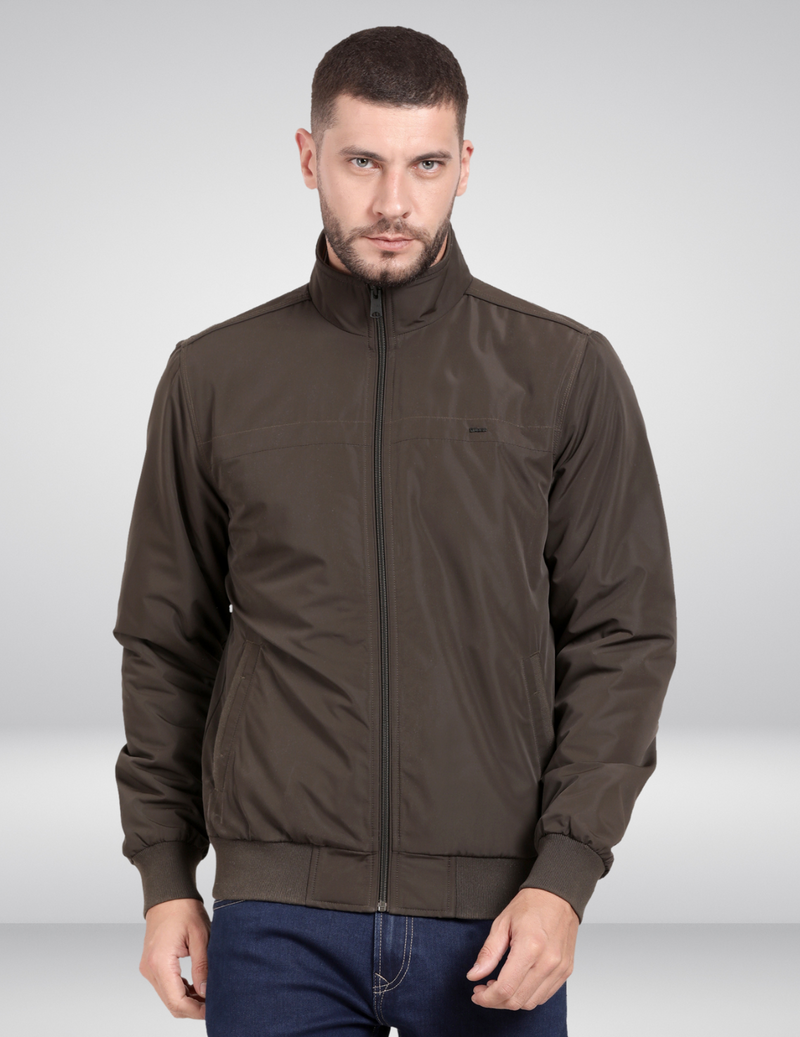 Bomber jacket with padding