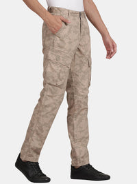 T-Base Men Camouflage Printed Cargos Trousers