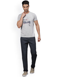 T-Base Men Mid-Rise Straight Fit Trousers