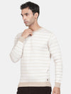 T-Base Striped Cotton Reversible Pullover