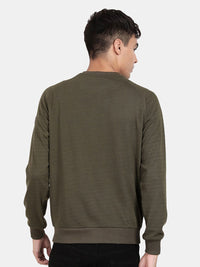 T-Base Round Neck Pullover Sweatshirt