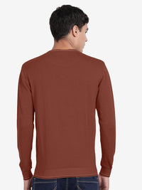 Crew Neck Rustic Melange Full Sleeve Pullover