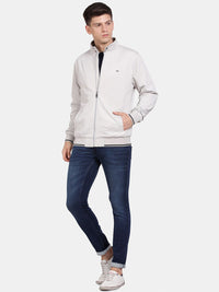 t-base Mock Collar Insulator Bomber Jacket