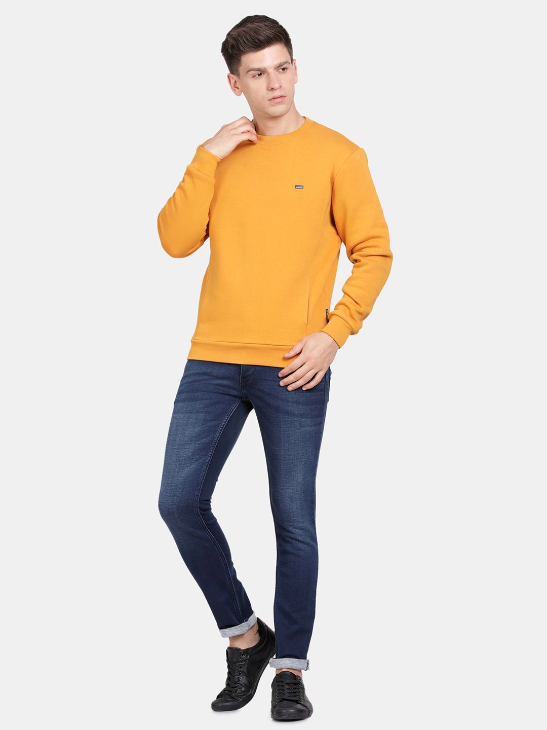 T-Base Men Pullover Round Neck Sweatshirt