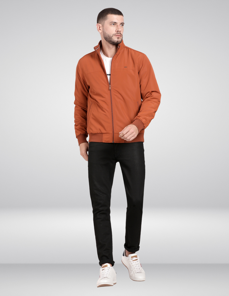 Bomber jacket with padding