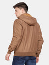 Bomber jacket with padding