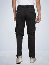 Solid Overdyed Cargo Pants