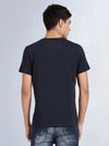 Half Sleeve Navy Crew Neck T-Shirt