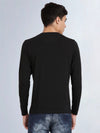 Full Sleeve Jet Black Crew Neck T-Shirt