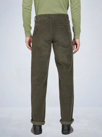 Lt Olive Corduroy Stretch Chino Pants