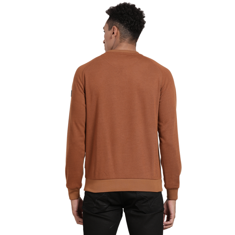 T-Base Round Neck Pullover Sweatshirt