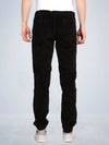 Black Chino Style Corduroy Joggers