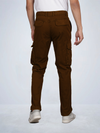 Solid Overdyed Cargo Pants