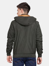 Bomber jacket with padding