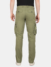 Duffel Bag Green Solid Cargo Pants