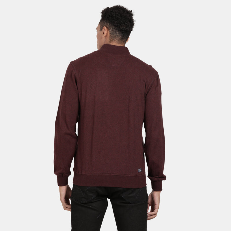 T-Base Mock Collar Long Sleeves Sweatshirt