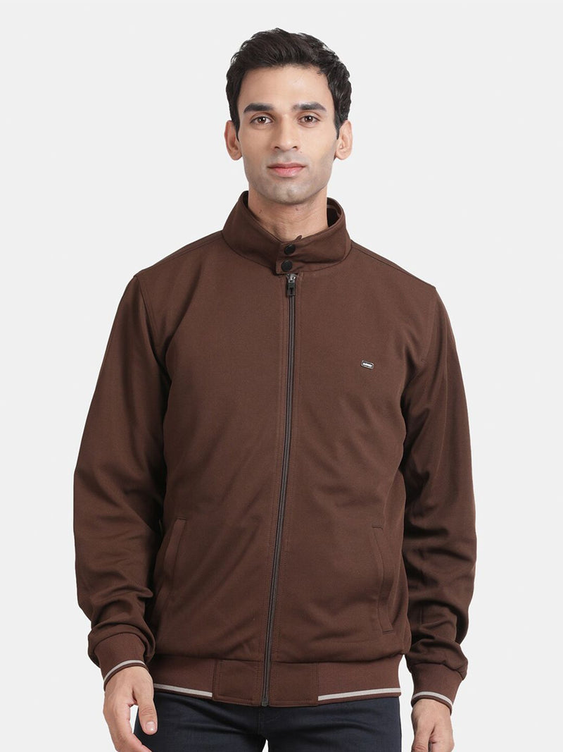 t-base Stand Collar Insulator Bomber Jacket