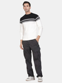 T-Base Colourblocked Round Neck Pullover