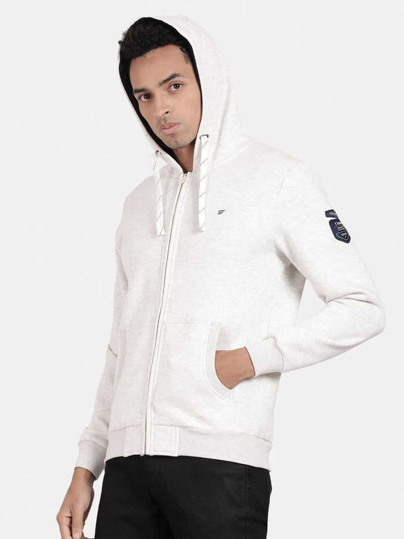 T-Base Front-Open Hooded Sweatshirt