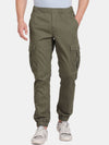 T-Base Men Solid Mid-Rise Regular Fit Cargos