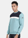 T-Base Colourblocked Round Neck Long Sleeve Sweatshirt