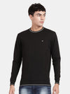 T-Base Round Neck Long Sleeves Cotton Pullover