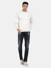 T-Base Round Neck Long Sleeve Cotton Sweatshirt