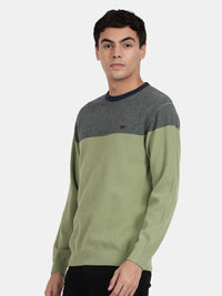 T-Base Striped Woollen Pullover