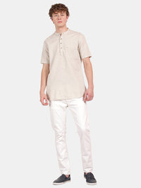 HALF SLEEVE COTTON KURTA LINEN SHIRT