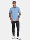 HALF SLEEVE COTTON TWILL SHIRT