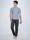 Solid Overdyed Cargo Pants