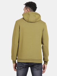 T-Base Kangaroo Pockets Ribbed Hooded Cotton Sweatshirt