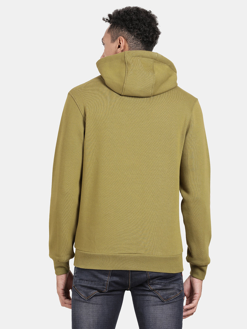 T-Base Kangaroo Pockets Ribbed Hooded Cotton Sweatshirt