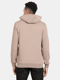 T-Base Typography Printed Hooded Pullover